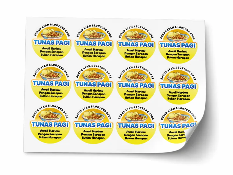 Stiker Chromo A3+
